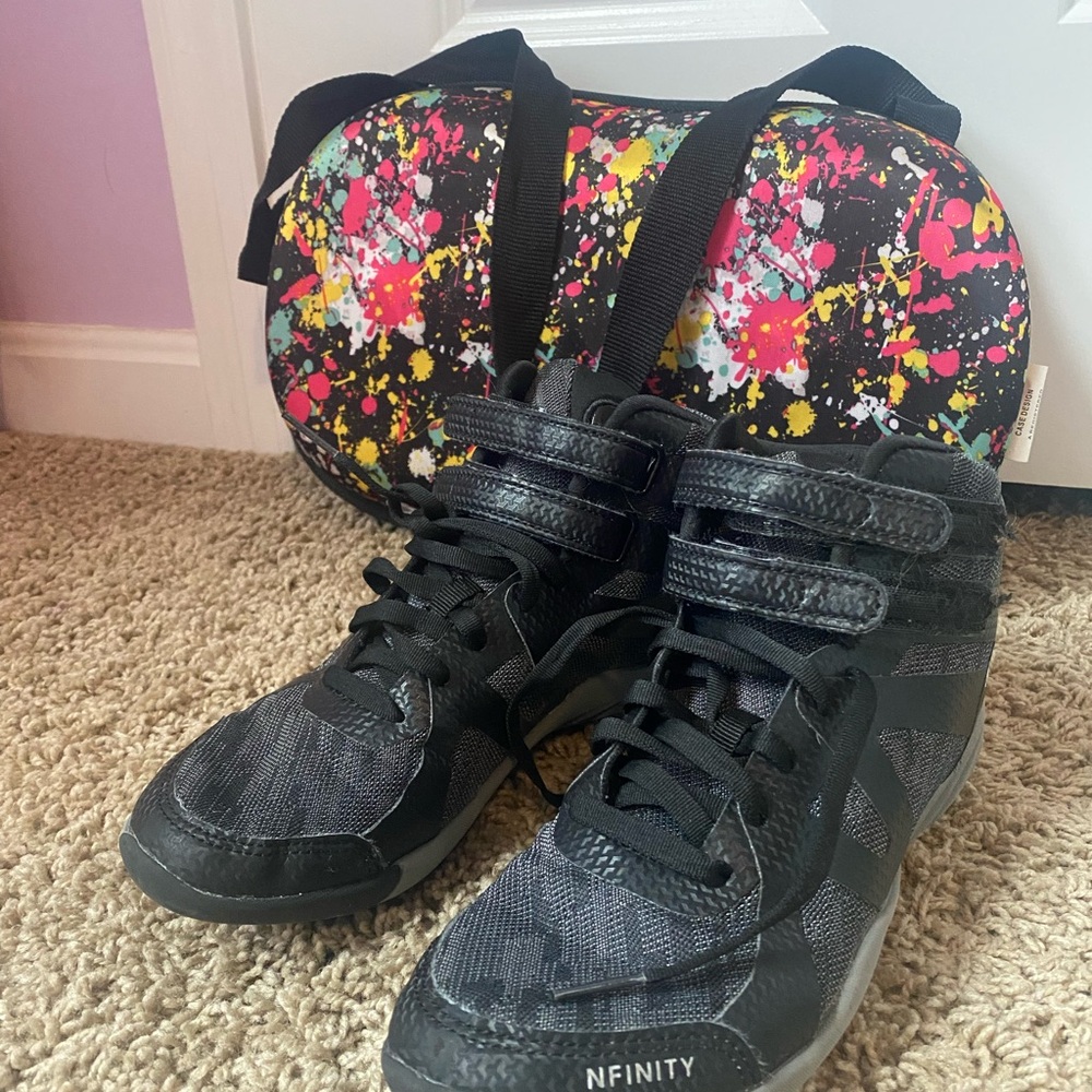 NFINITY Black Athletic Cheer Shoes